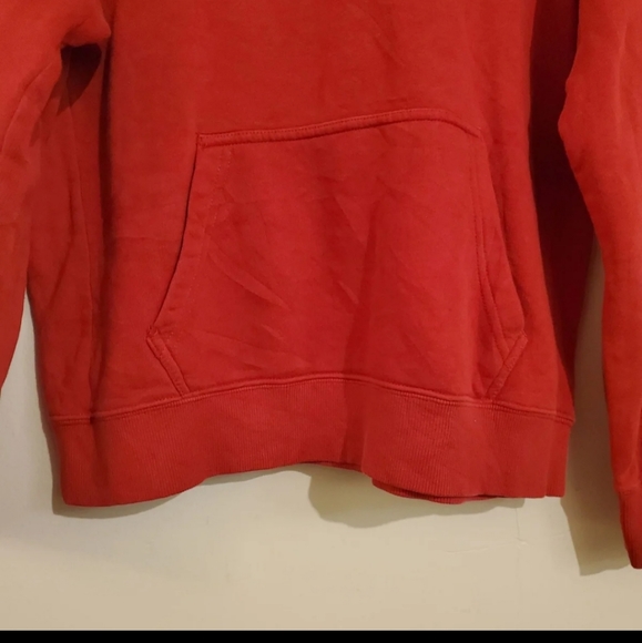 Vintage 80s 90s y2k mens Nike Hoodie red M - Picture 3 of 7